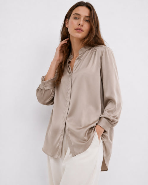 Chemise satinée