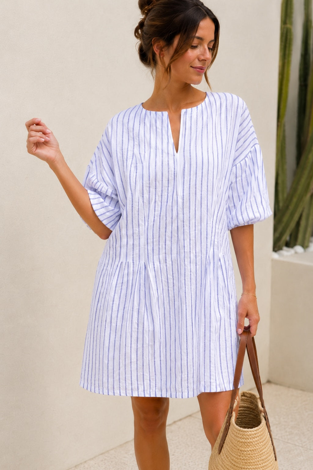 Robe célia en lin