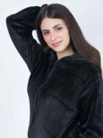 Veste à capuche douce zippée – Image 3