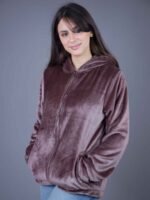 Veste à capuche douce zippée – Image 4