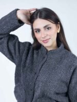 Veste teddy en tissu bouclé – Image 2