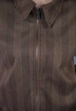 Veste zippée à motif chevron – Image 3