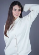 Gilet côtelé boutonné – Image 3