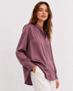 Chemise Satinée Élégance Pure – Image 2