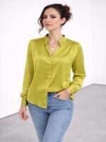 Chemise Satinée Élégance Pure – Image 3