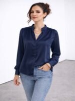Chemise Satinée Élégance Pure