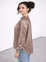 Chemise Satinée Élégance Pure – Image 2